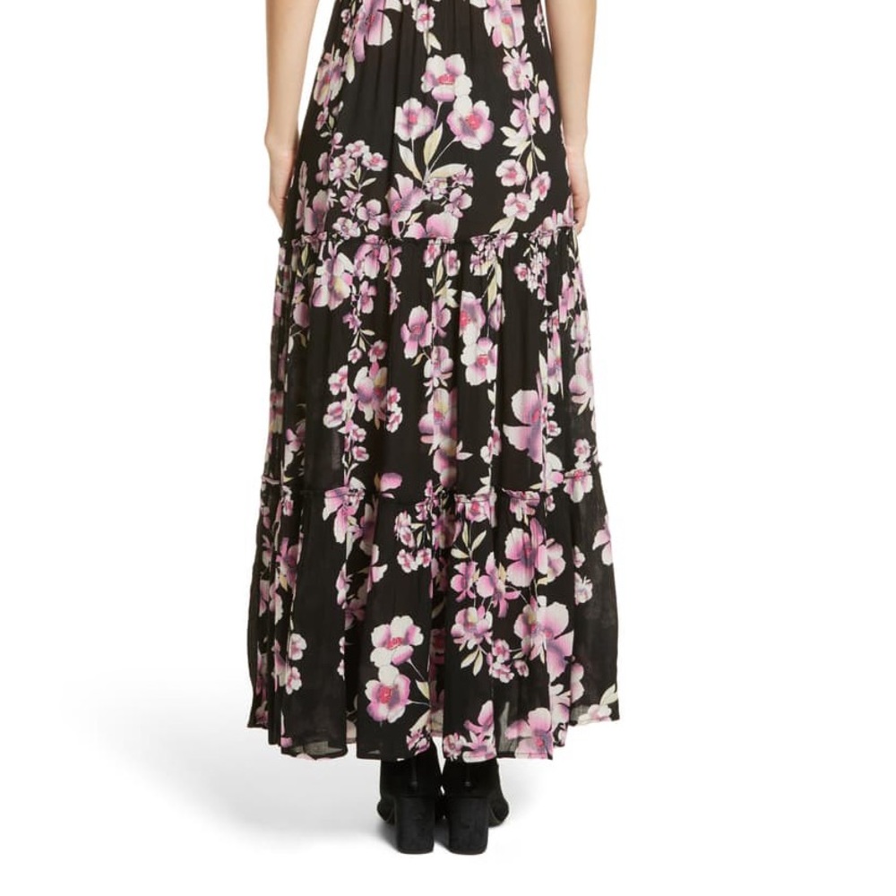 Free People Garden Party Onyx Floral Maxi Dress - Picture 3 of 8